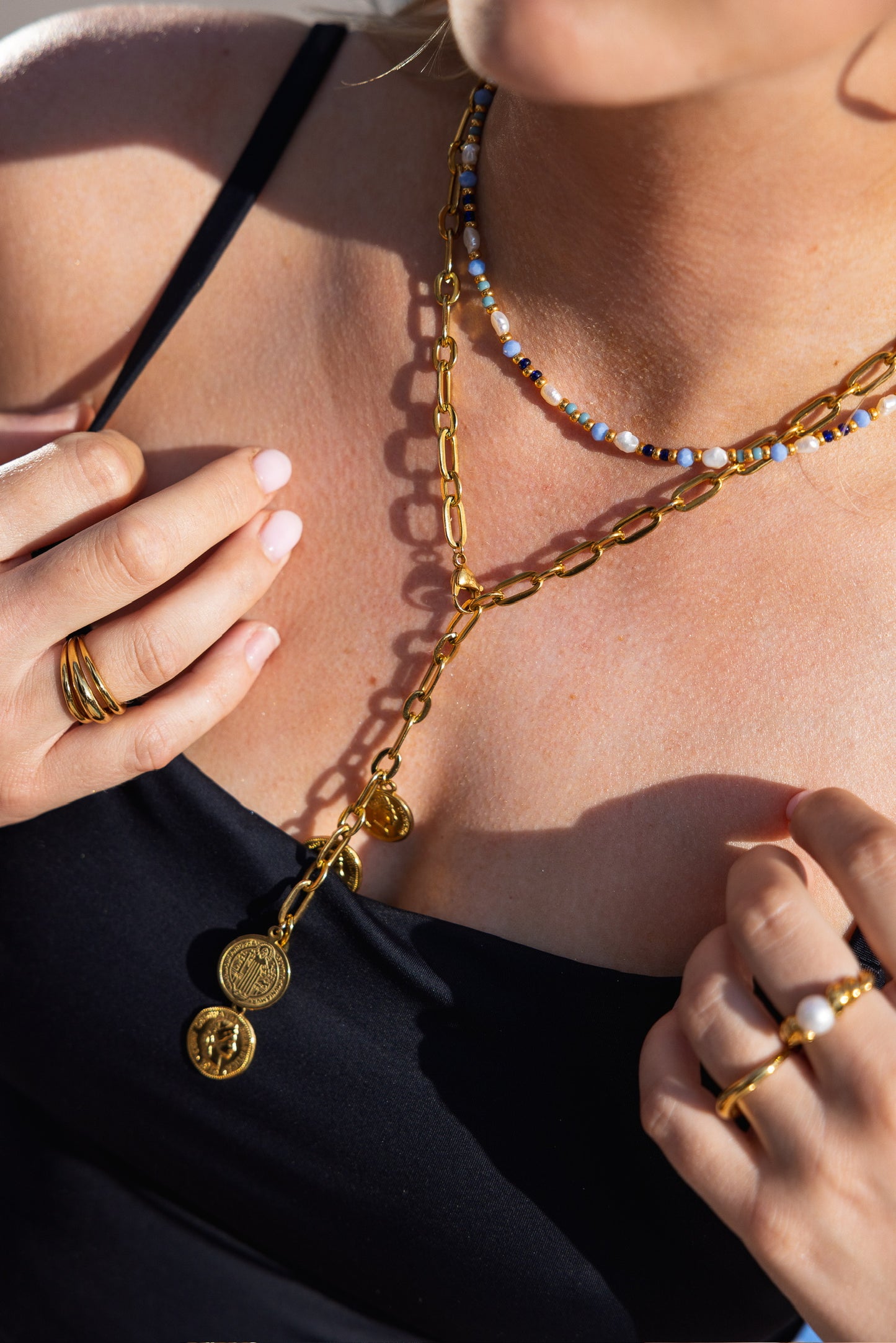 Paloma Necklace Blue