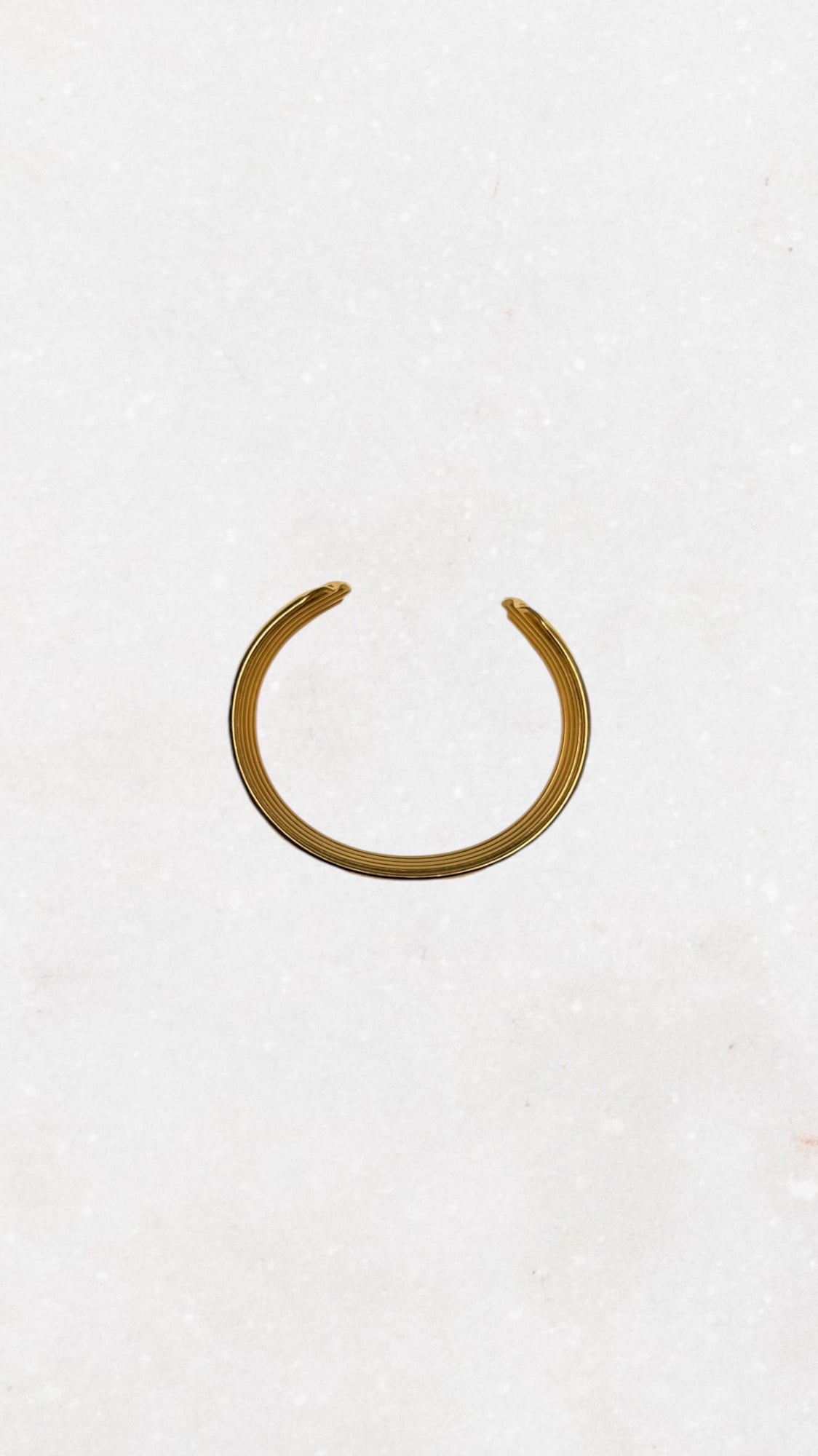 Statement Golden Bangle