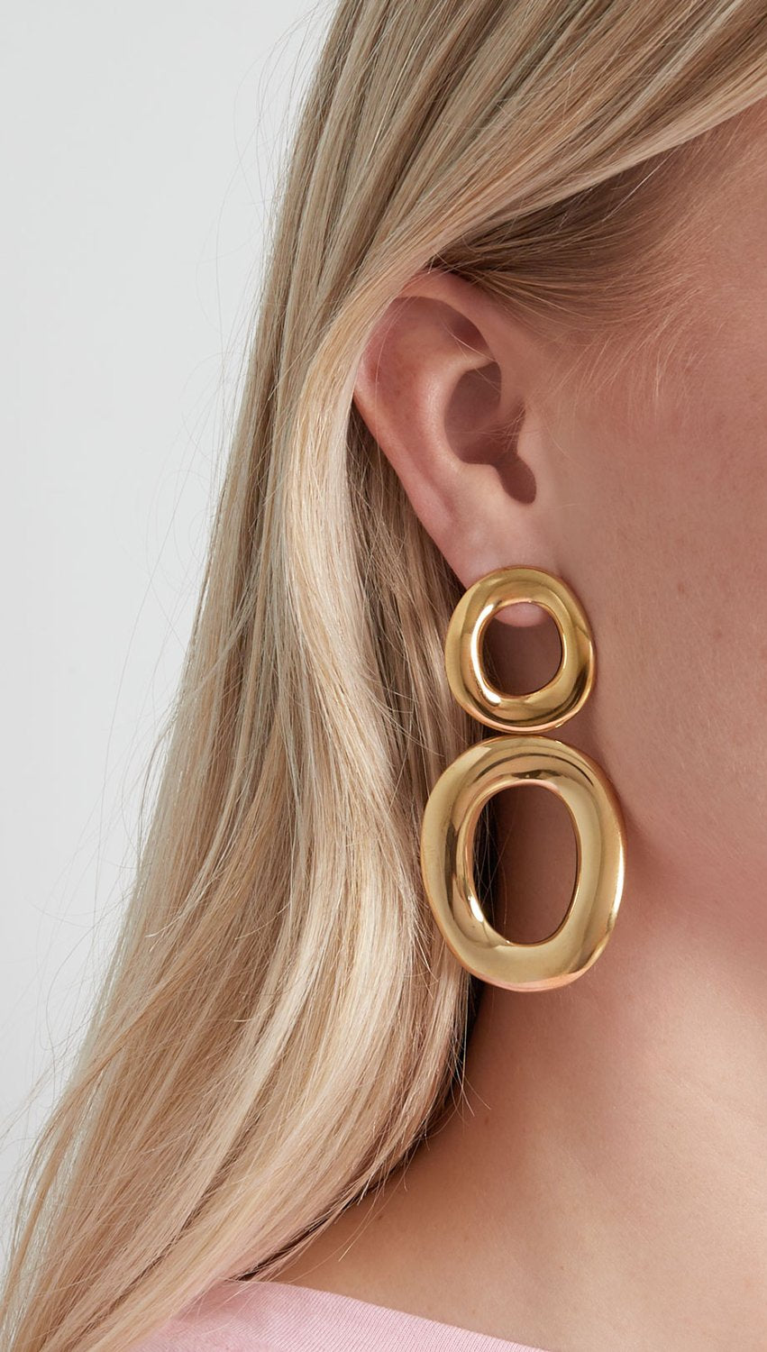 Double Hoops Earrings
