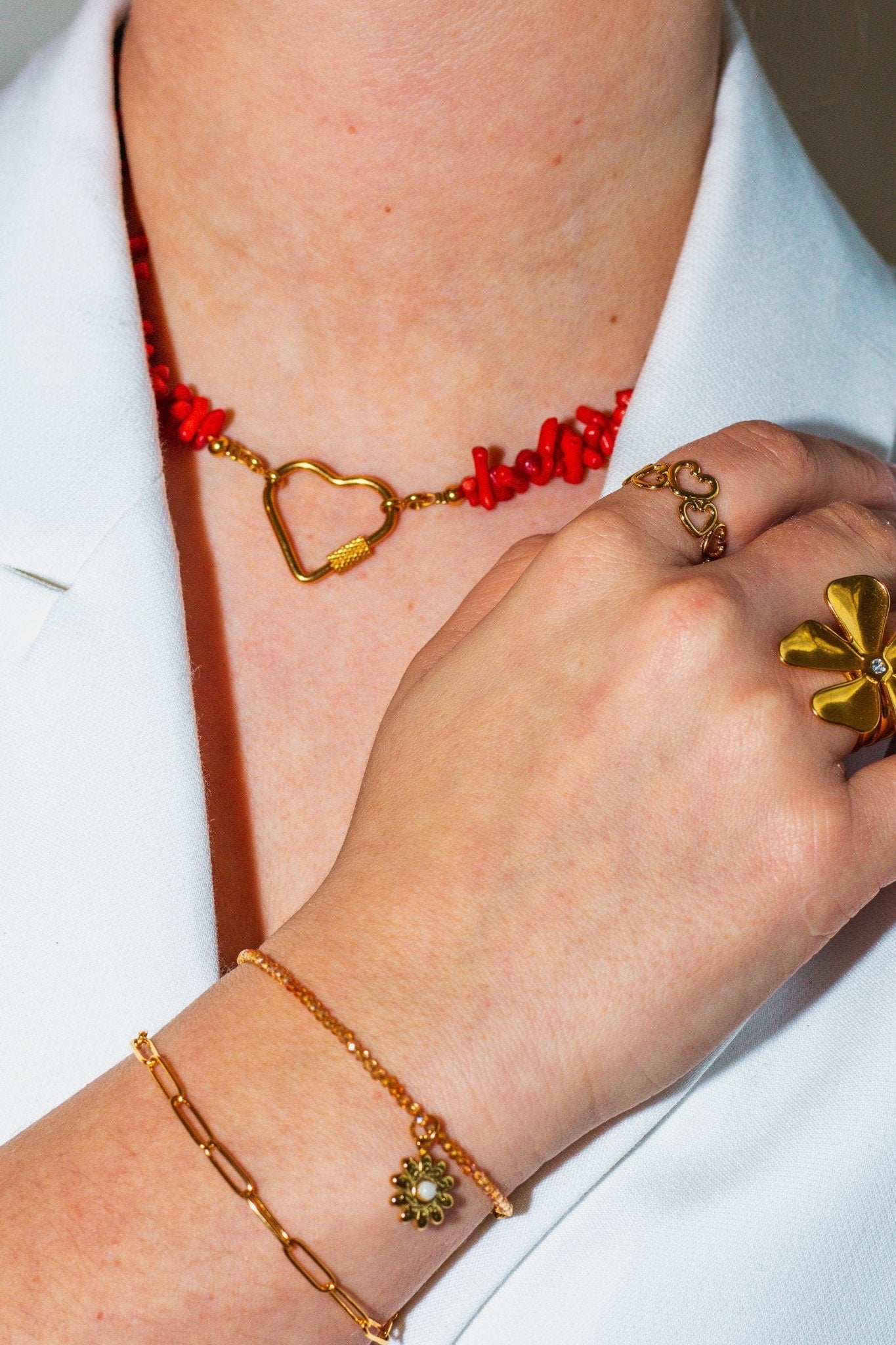 Red Coral Necklace - Atelier Tú