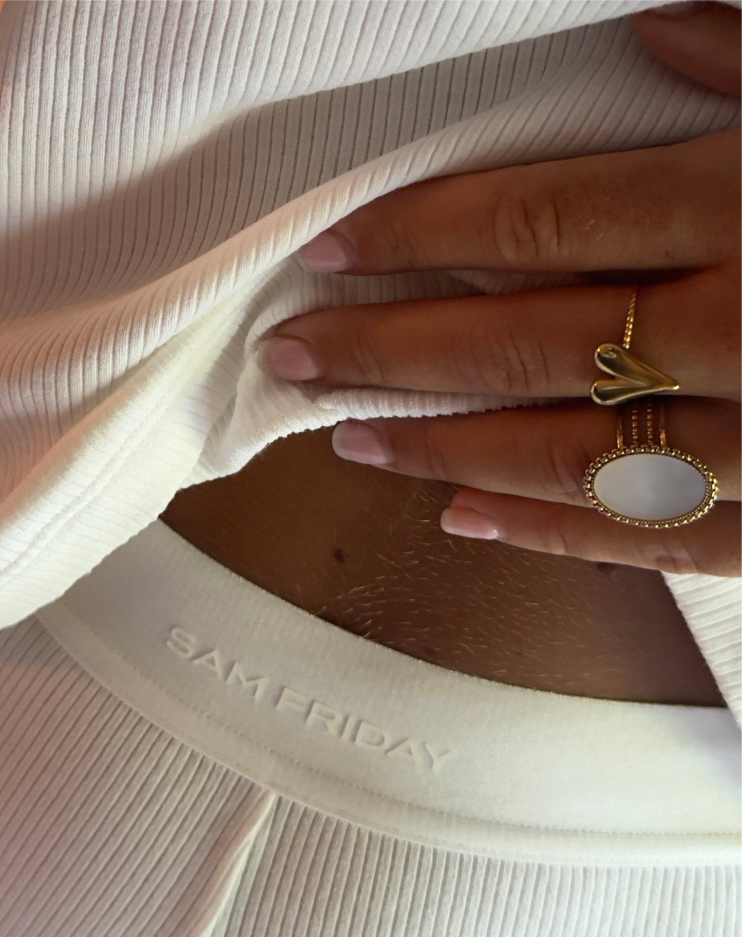 Big Marble Stone Ring