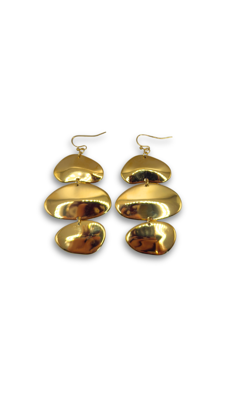 Golden Petal Earrings