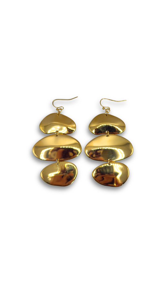 Golden Petal Earrings
