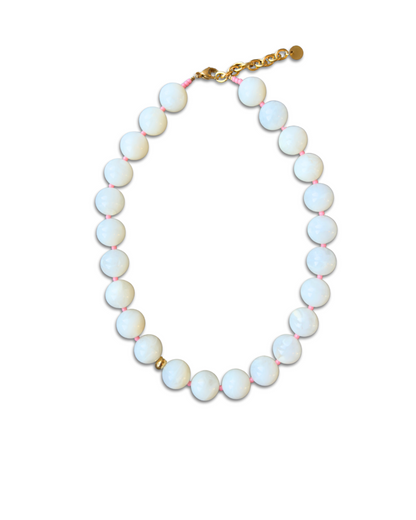 Holly White Necklace