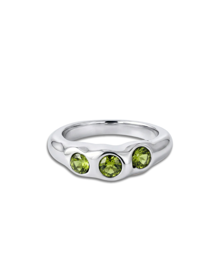 Laurel Green Stone Ring