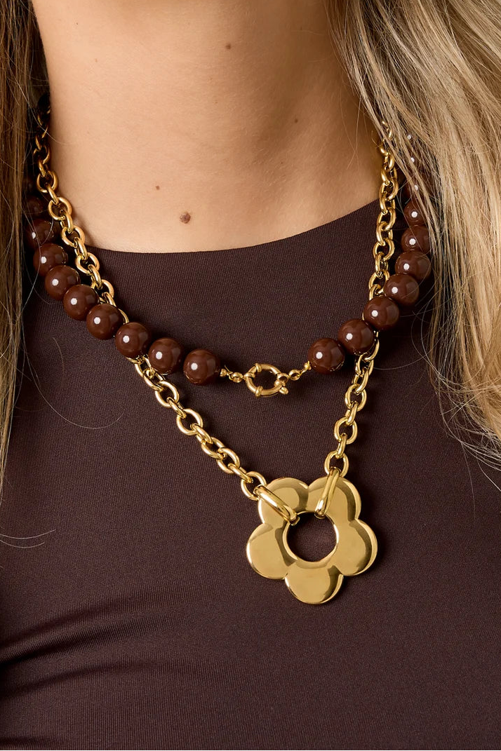 Chunky Flower Necklace