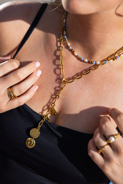 Paloma Necklace Blue