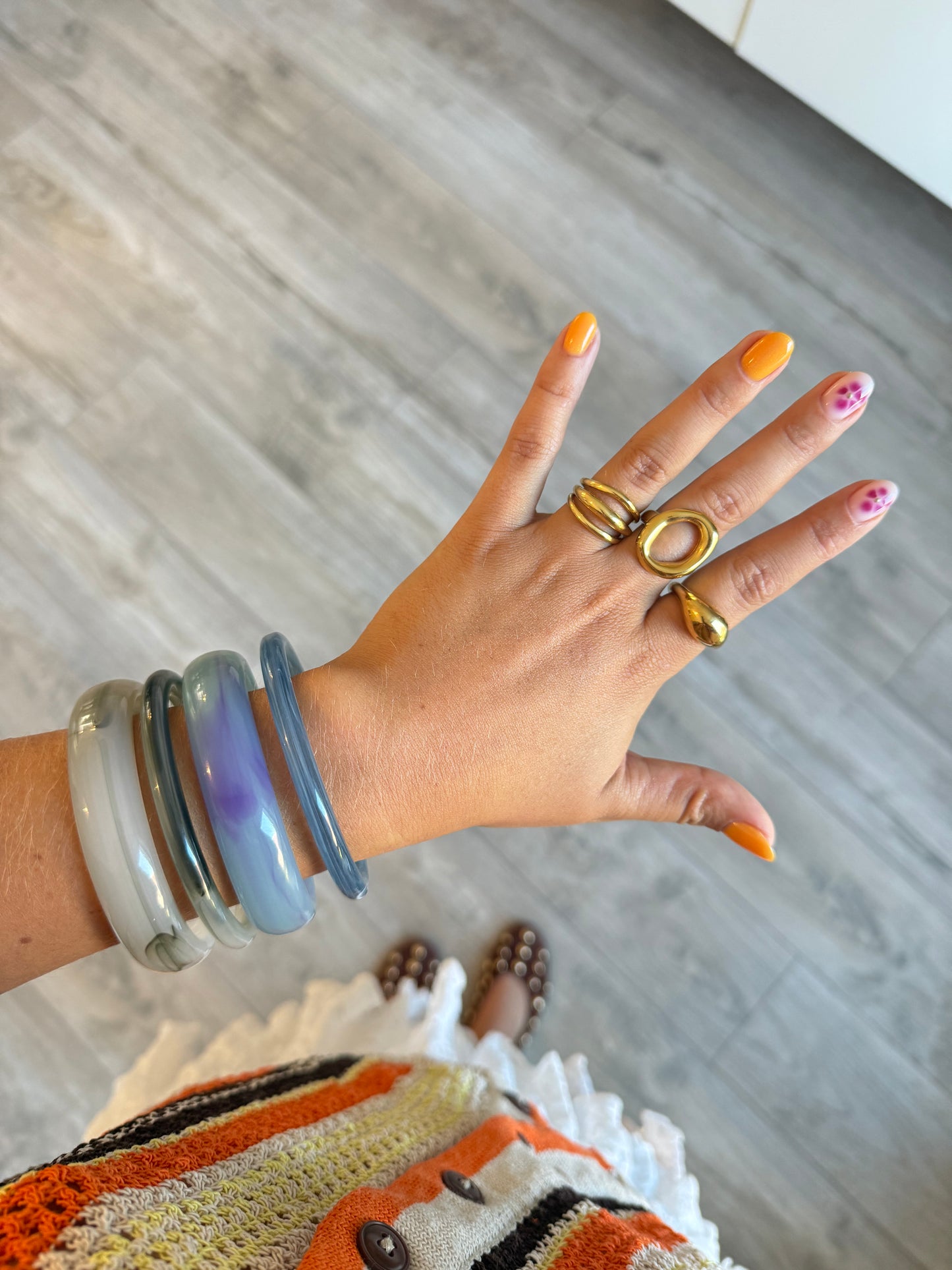 Blue Oasis Bangle set
