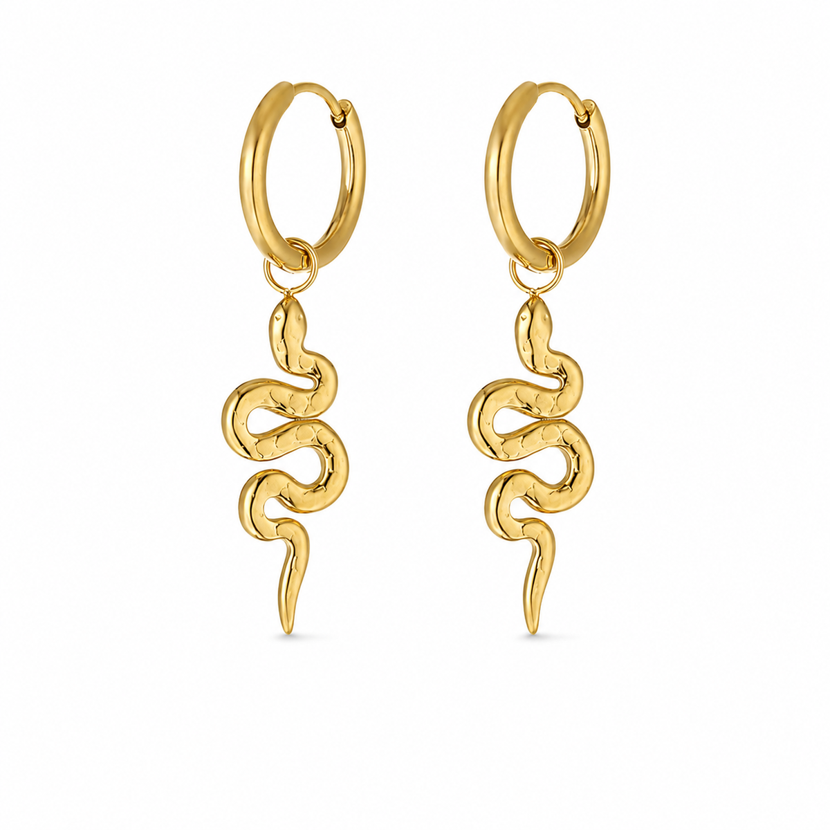 Cleo Snake Hoops