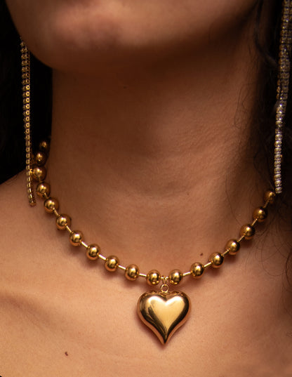 Bubbly Heart Necklace