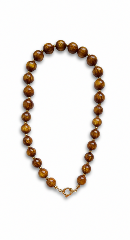 Brown Elégance Necklace