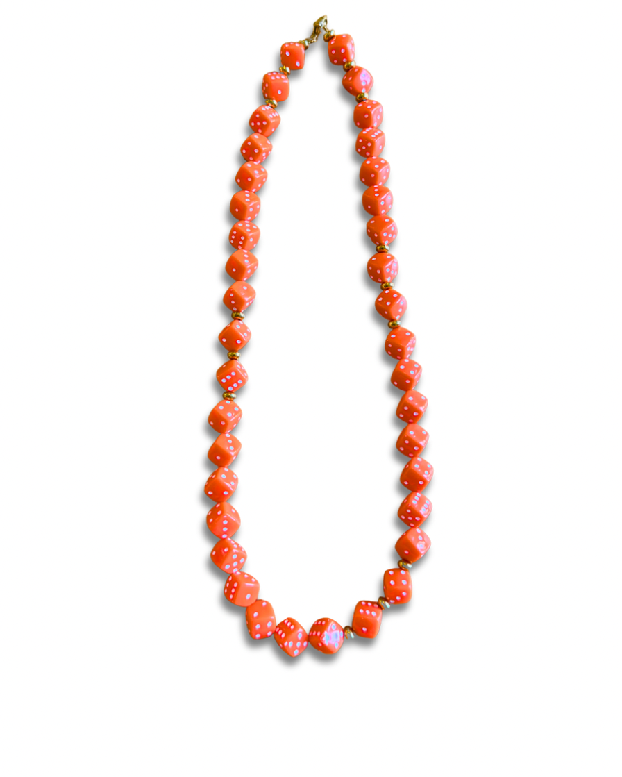 Funky Orange Necklace