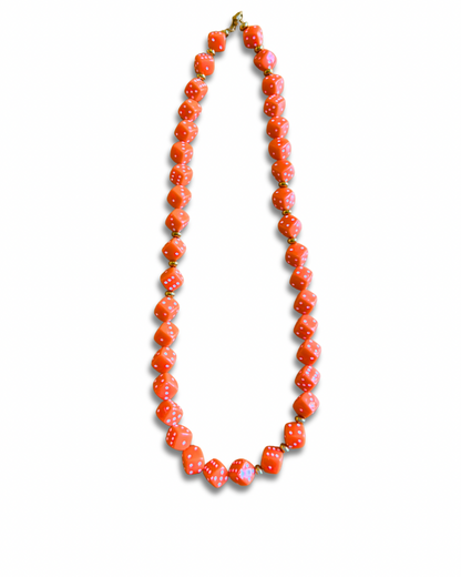 Funky Orange Necklace
