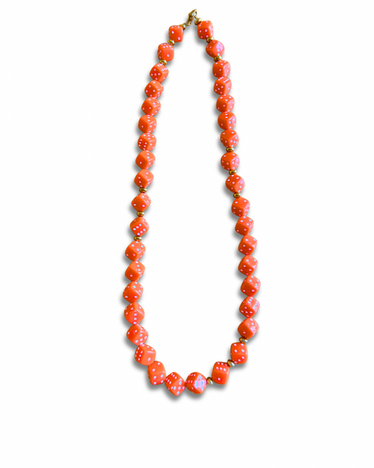 Funky Orange Necklace