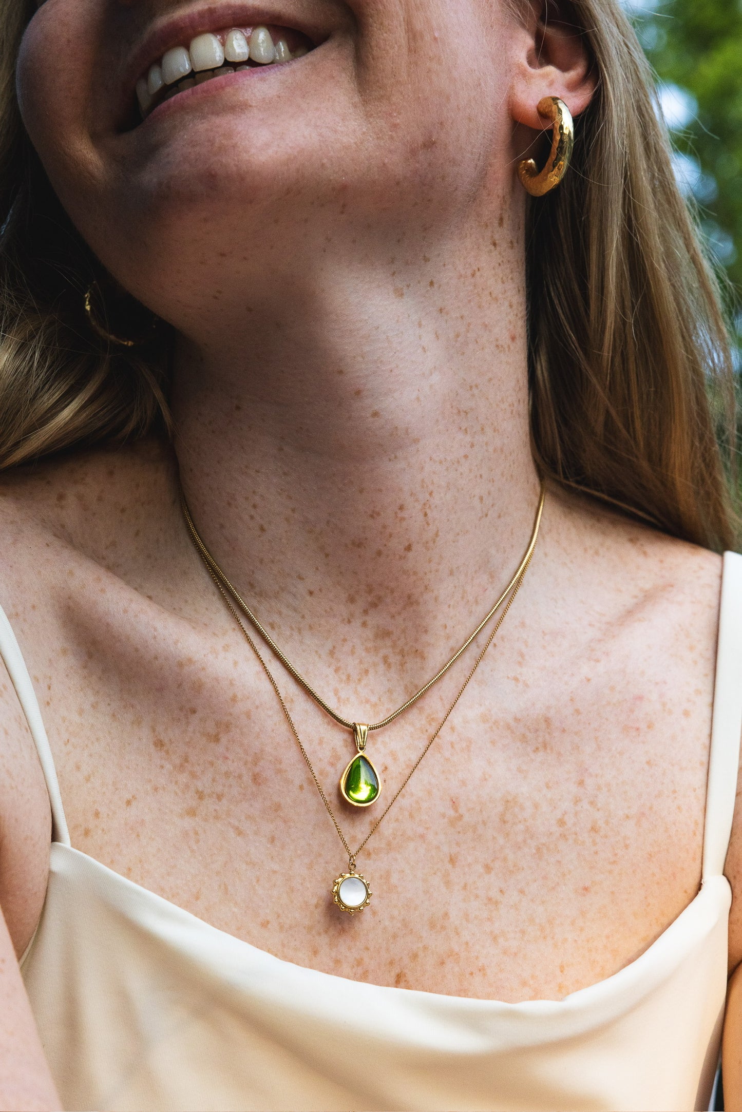 Amber Light Necklace