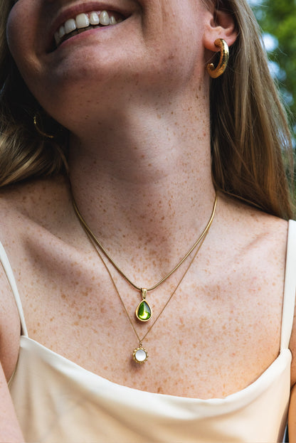 Amber Light Necklace