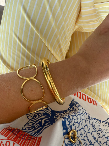 Open Hoops Bangle