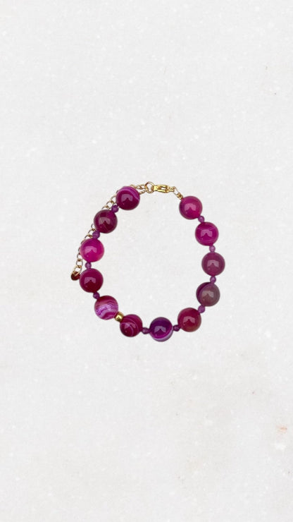 Bubbly Purple Jonna Bracelet