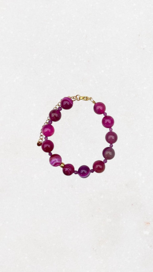 Bubbly Purple Jonna Bracelet