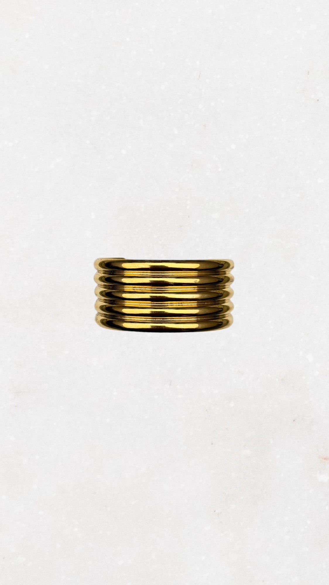 Statement Golden Bangle