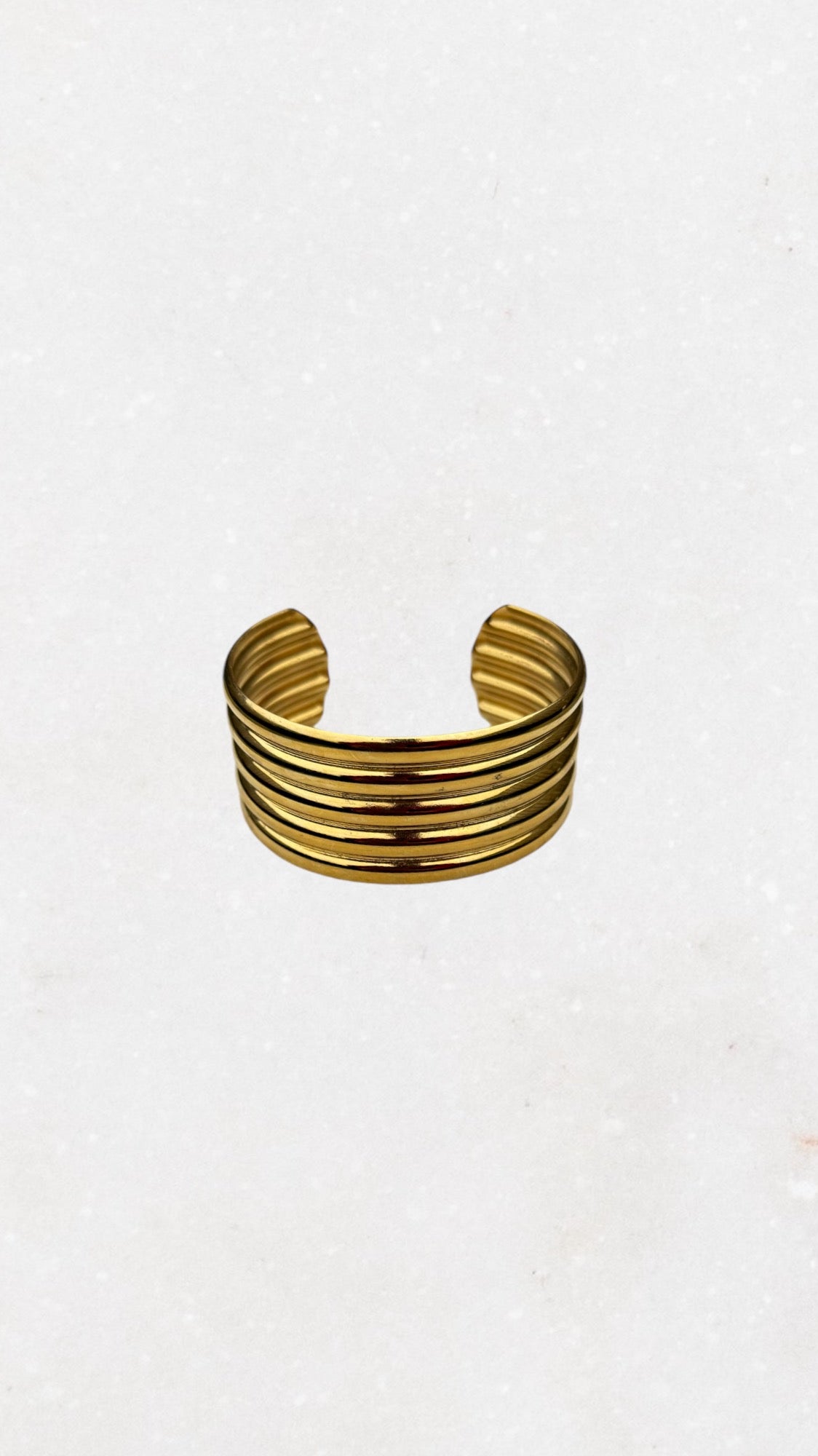 Statement Golden Bangle