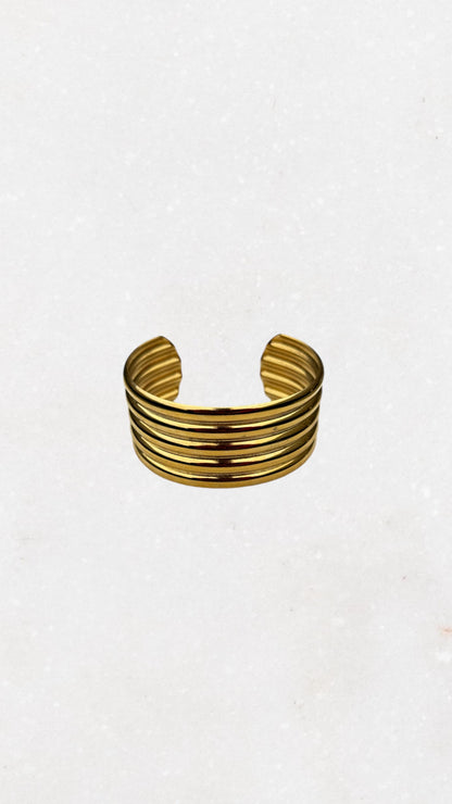 Statement Golden Bangle