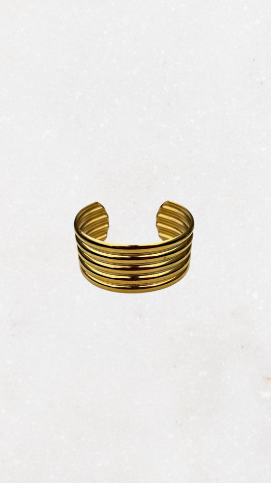 Statement Golden Bangle