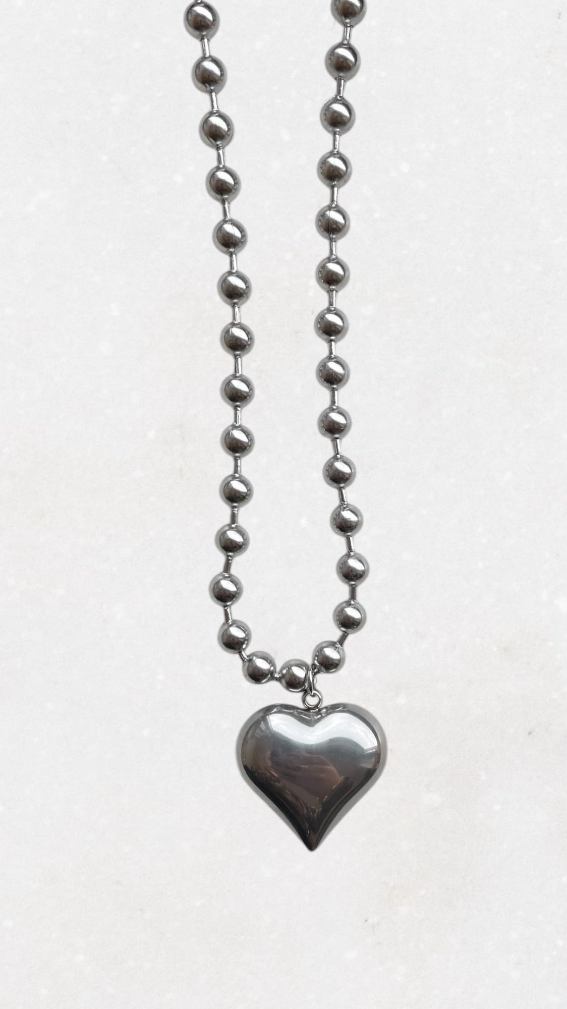 Bubbly Heart Necklace