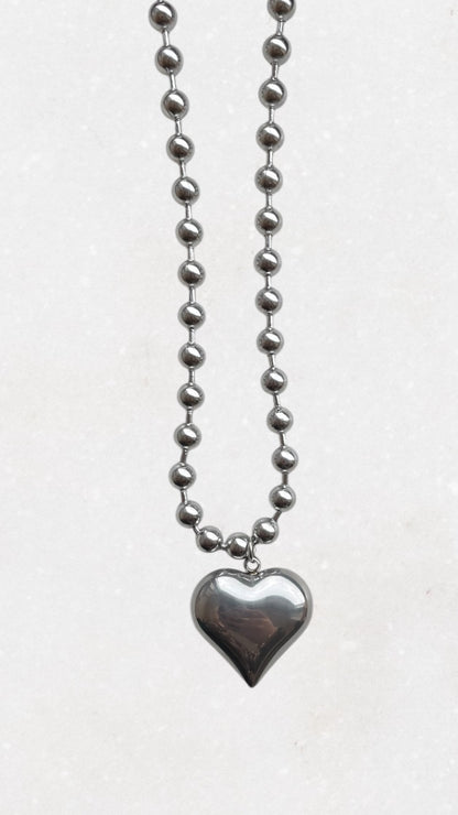 Bubbly Heart Necklace