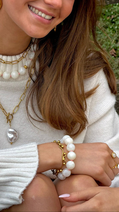 Holly White Necklace