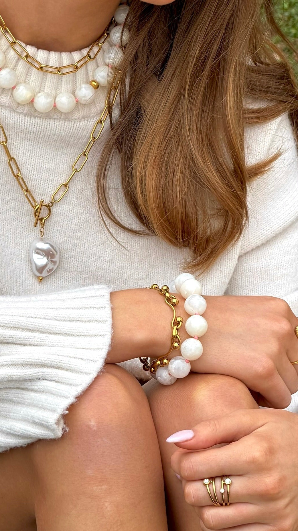 Holly White Bracelet