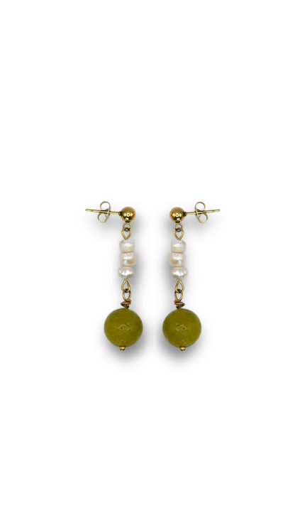 Nova Green Earrings