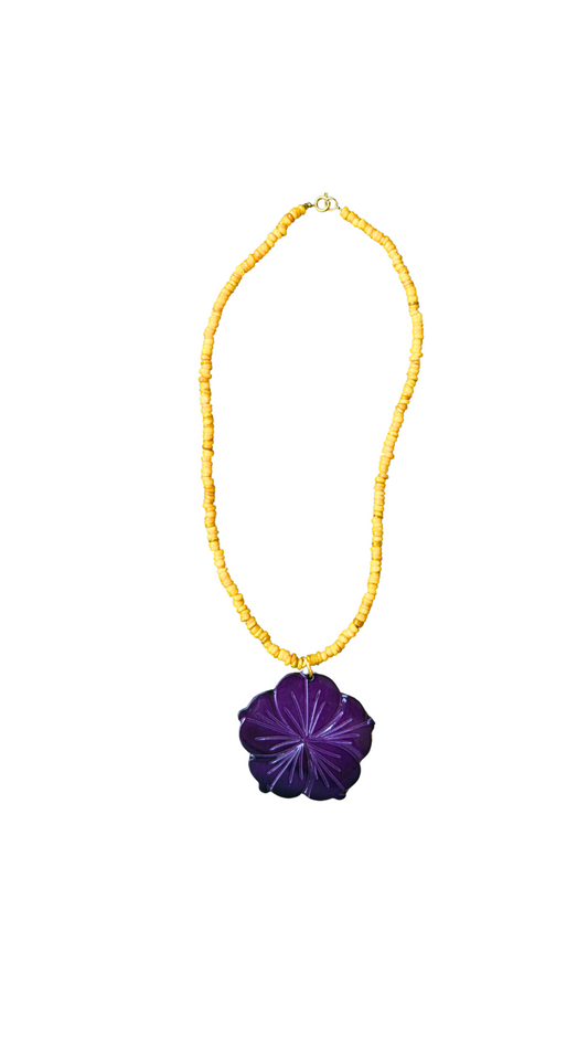 Violet Bloom Necklace