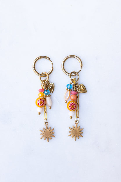 Peachy Glow Earrings