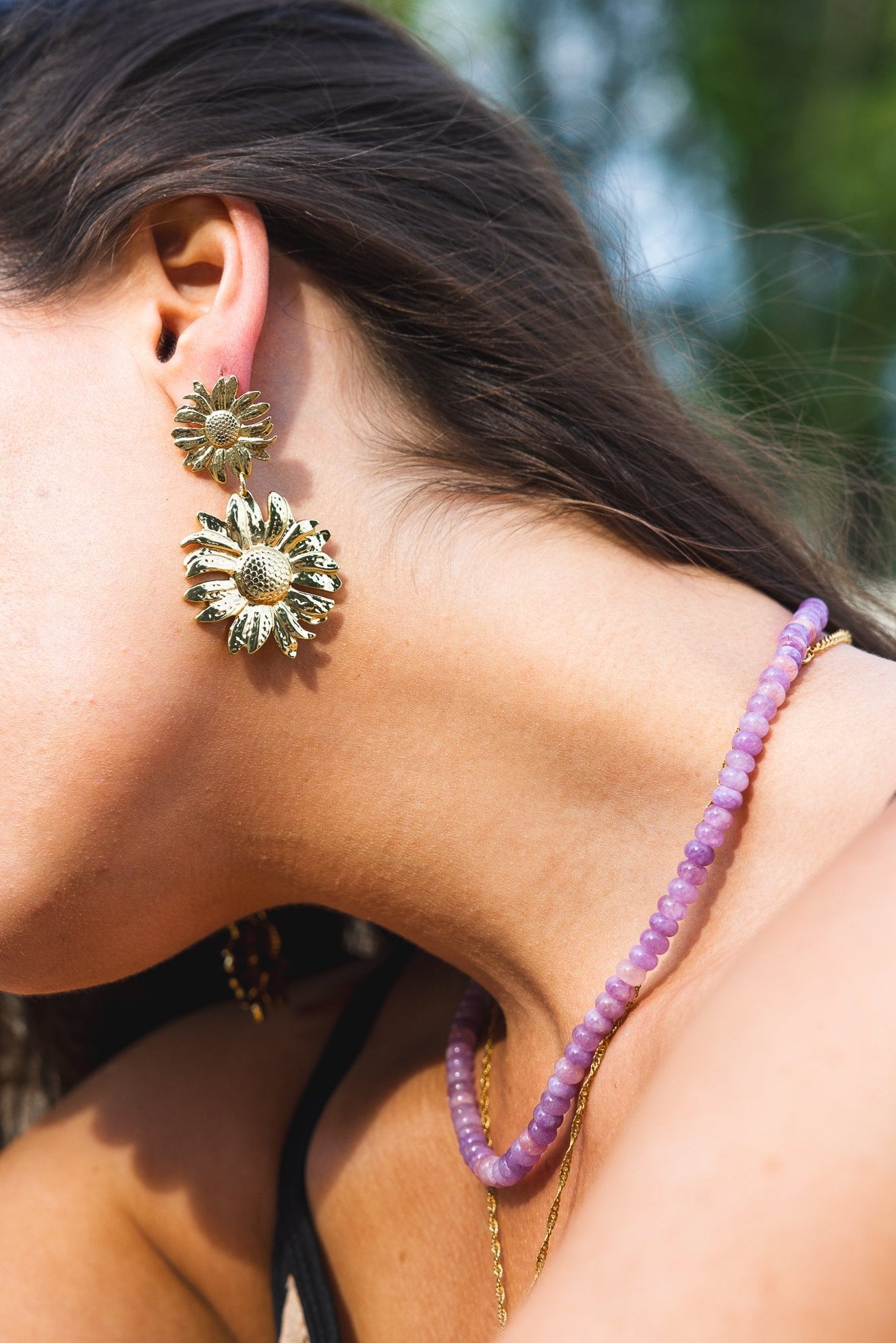 Bubbly Purple Necklace - Atelier Tú