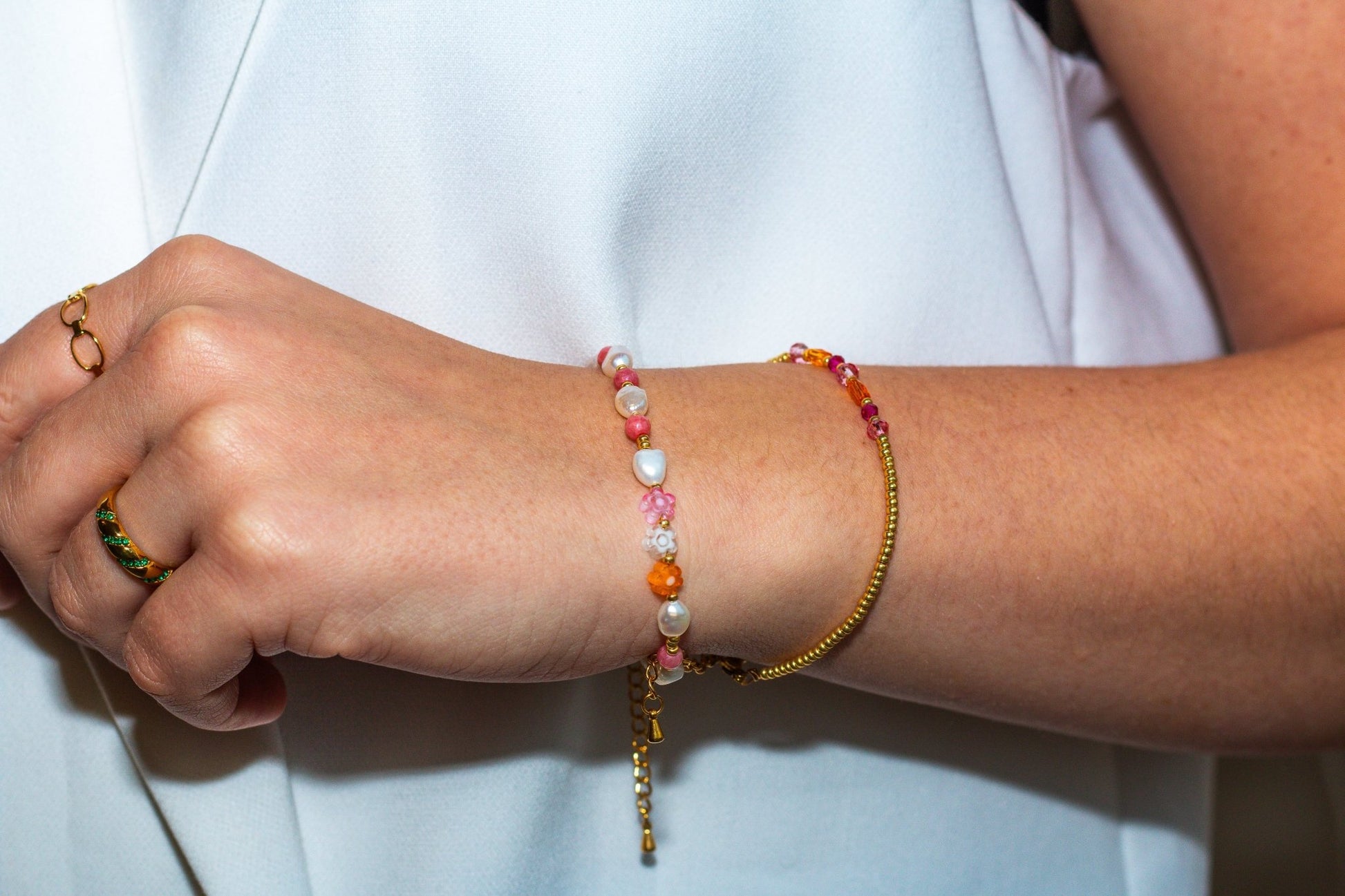 Colorful Spring & Flower Bracelet - Atelier Tú