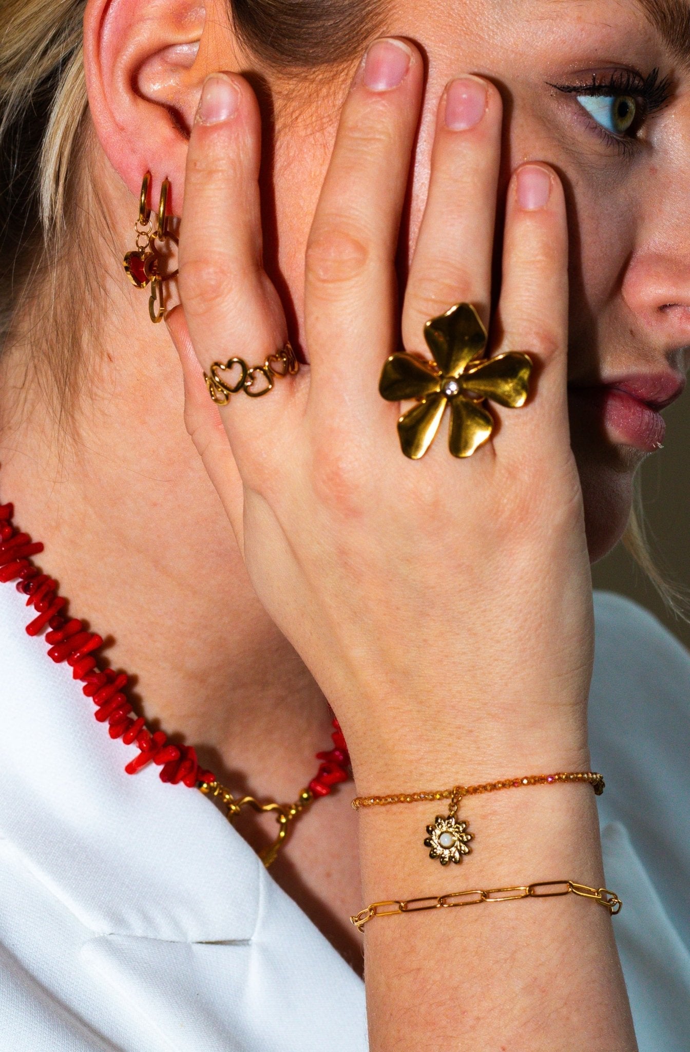 Red Coral Necklace - Atelier Tú