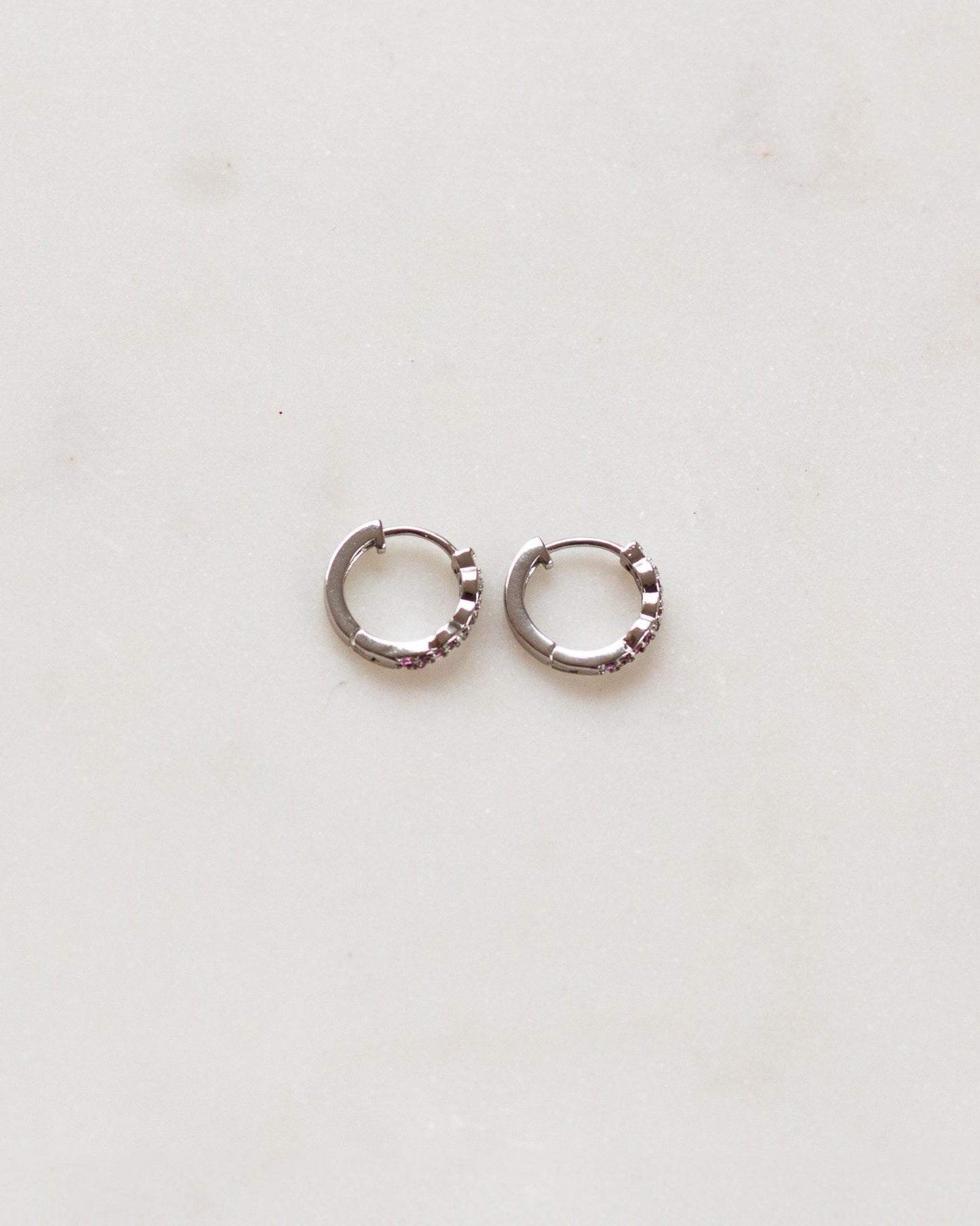 Small Pink Hoops - Atelier Tú