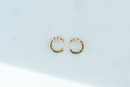 Small Pink Hoops - Atelier Tú